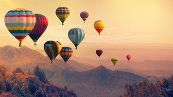 aluminium-print-hot-air-balloons-over-the-mountains