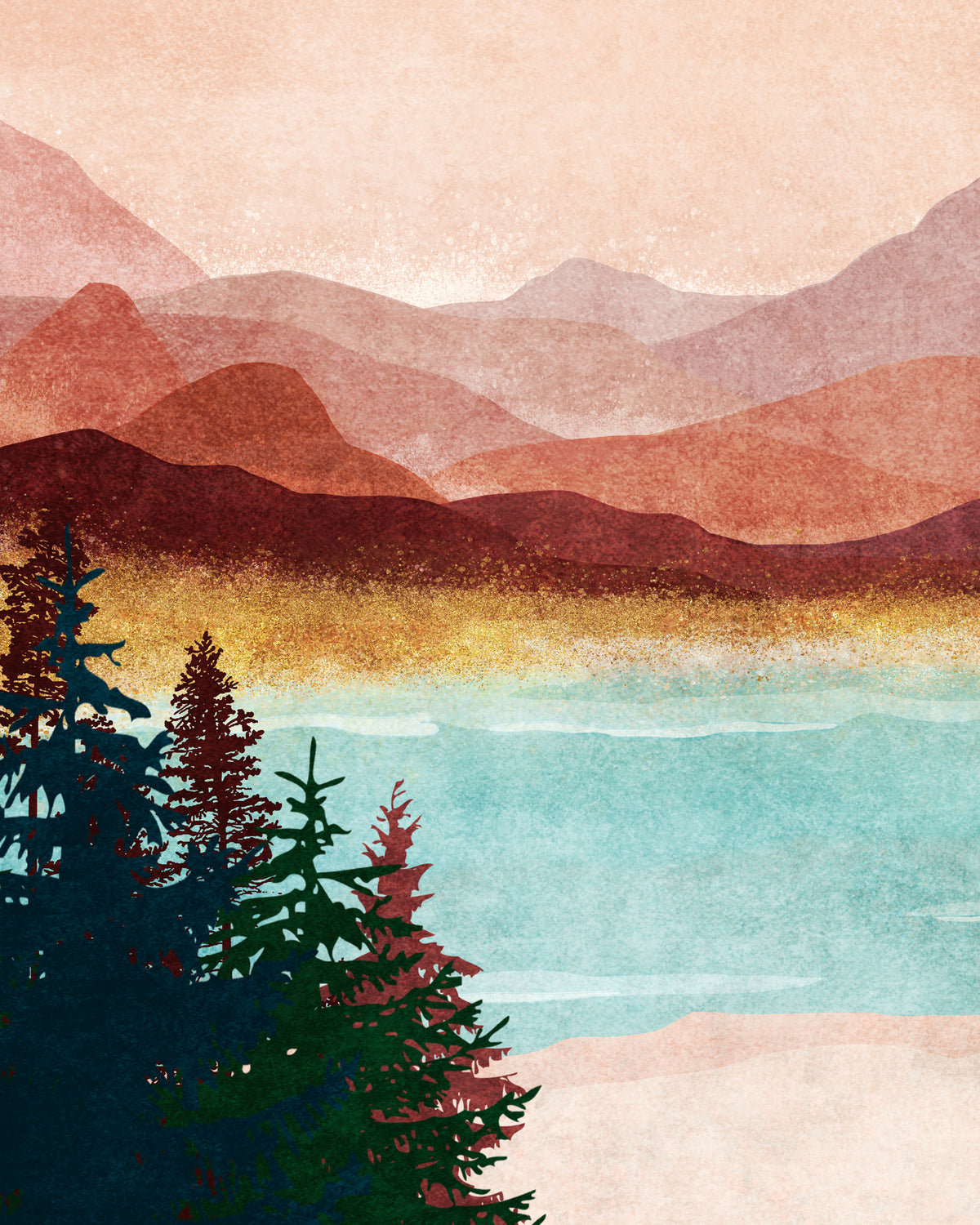 framedposter-print-misty-mountain-glow