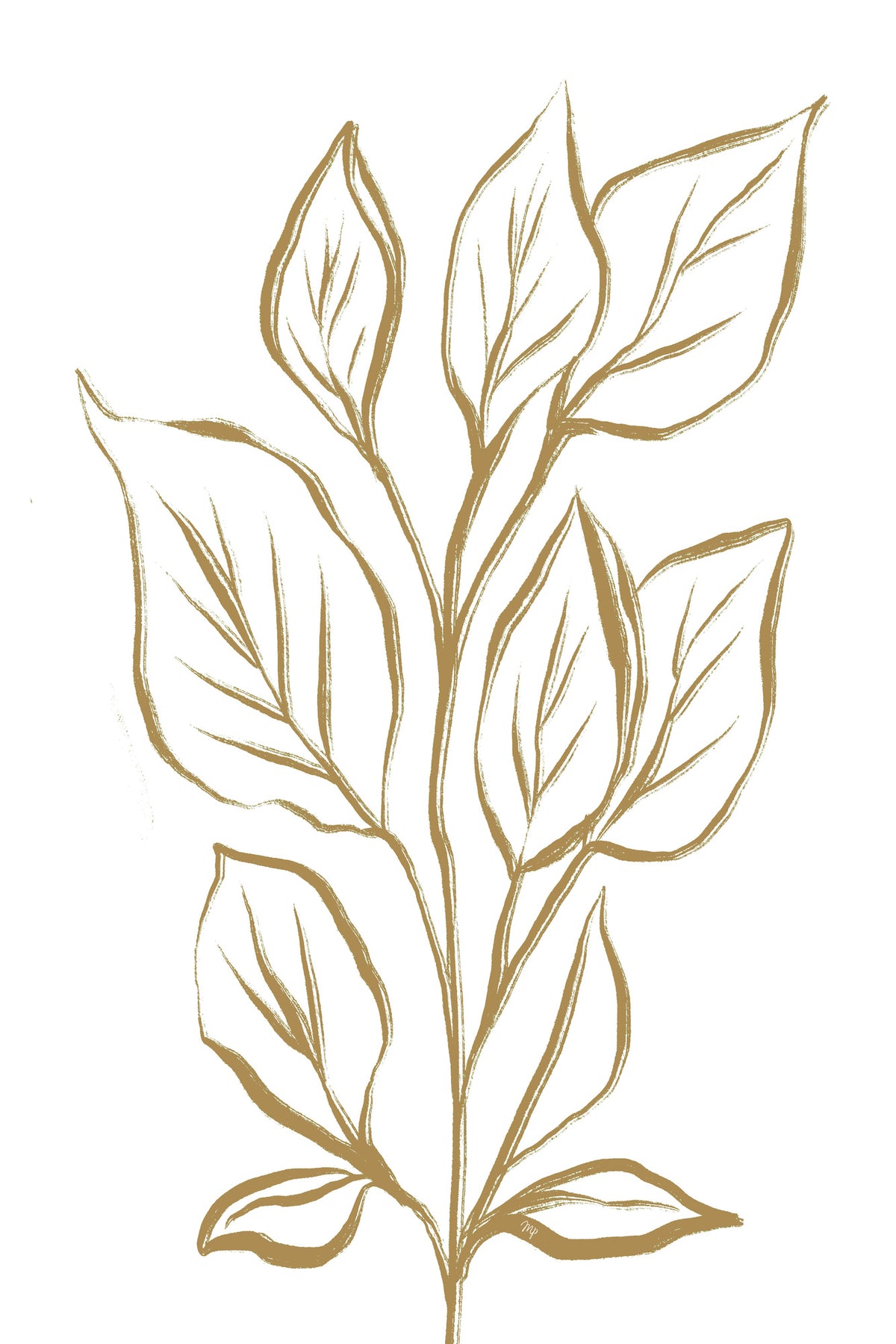 poster-print-golden-leaf-elegance-2