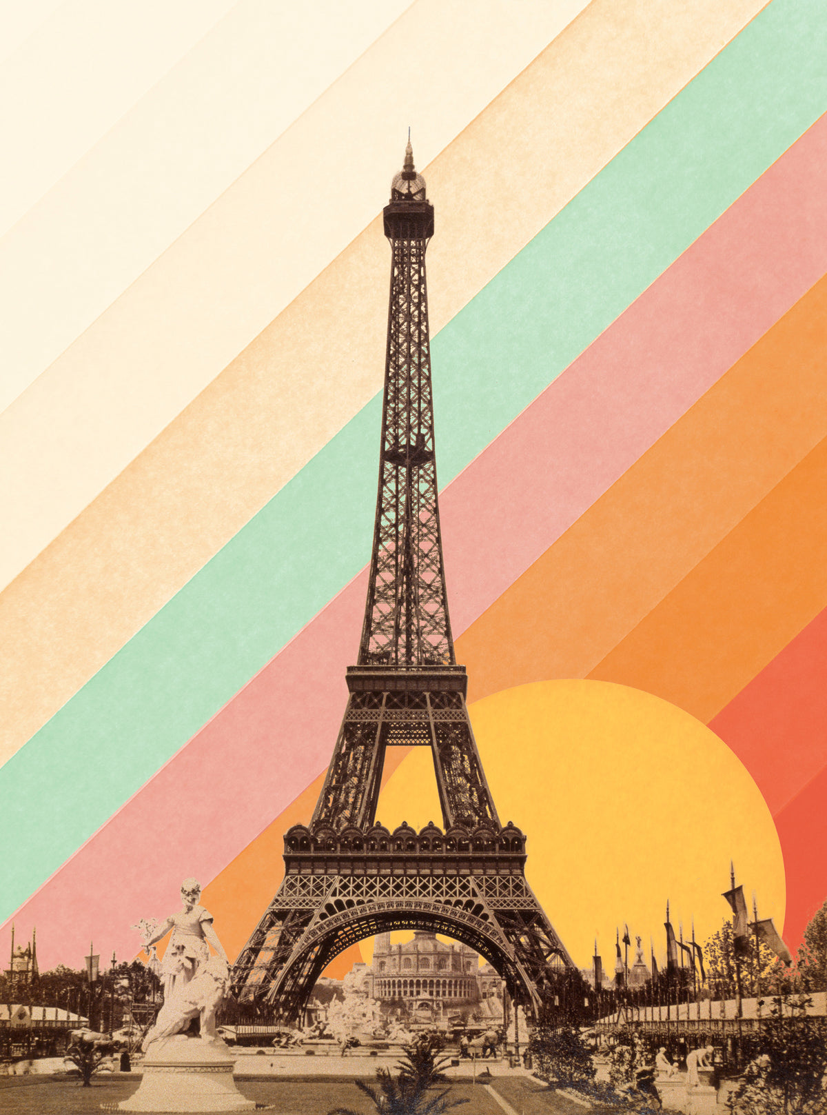 framedcanvas-print-eiffel-tower-rainbow