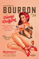 framedposter-print-bourbon-babes-vol-22-vintage-pinup-girl-drinking-a-cocktail