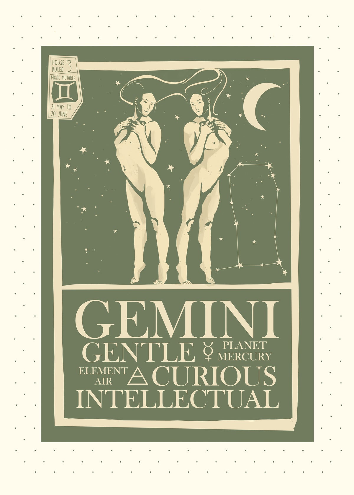 aluminium-print-gemini-zodiac-poster