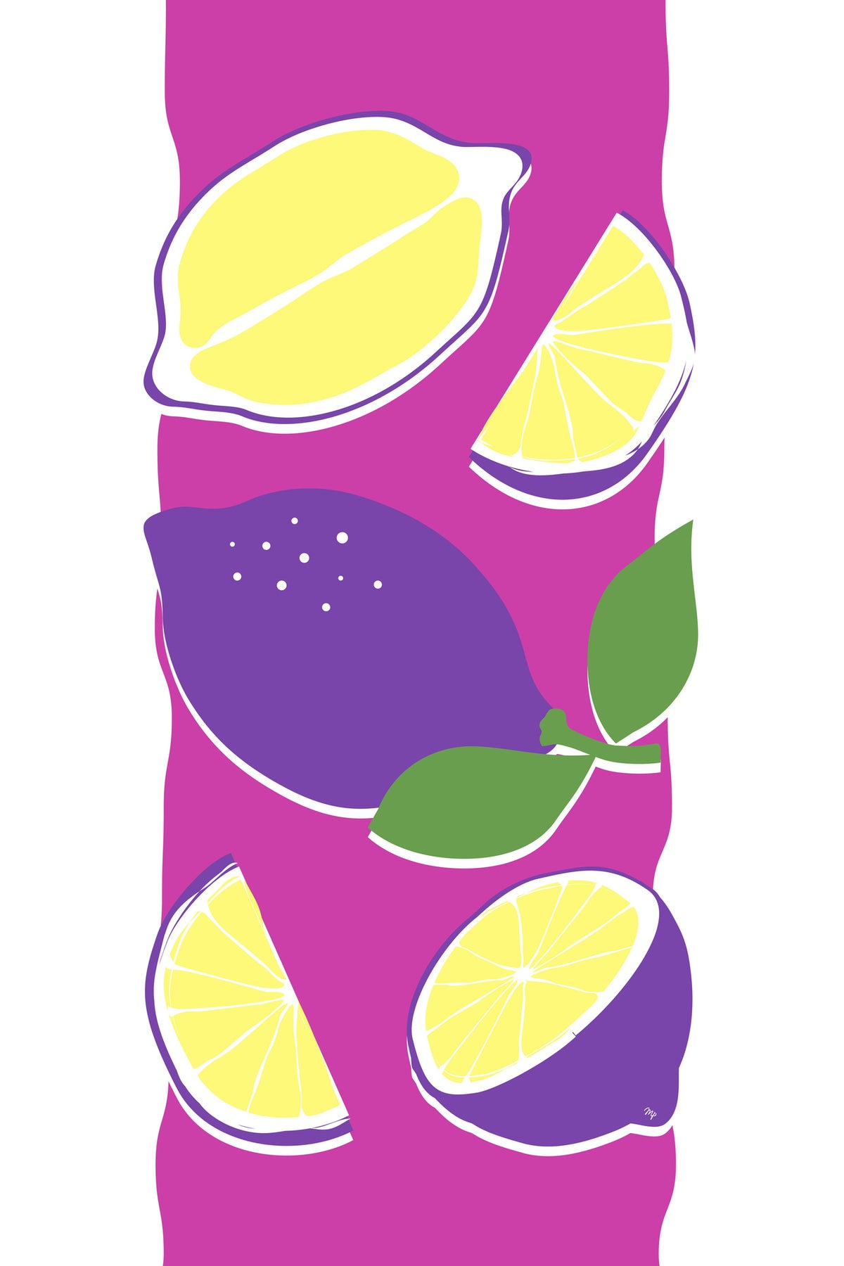 poster-print-purple-lemons