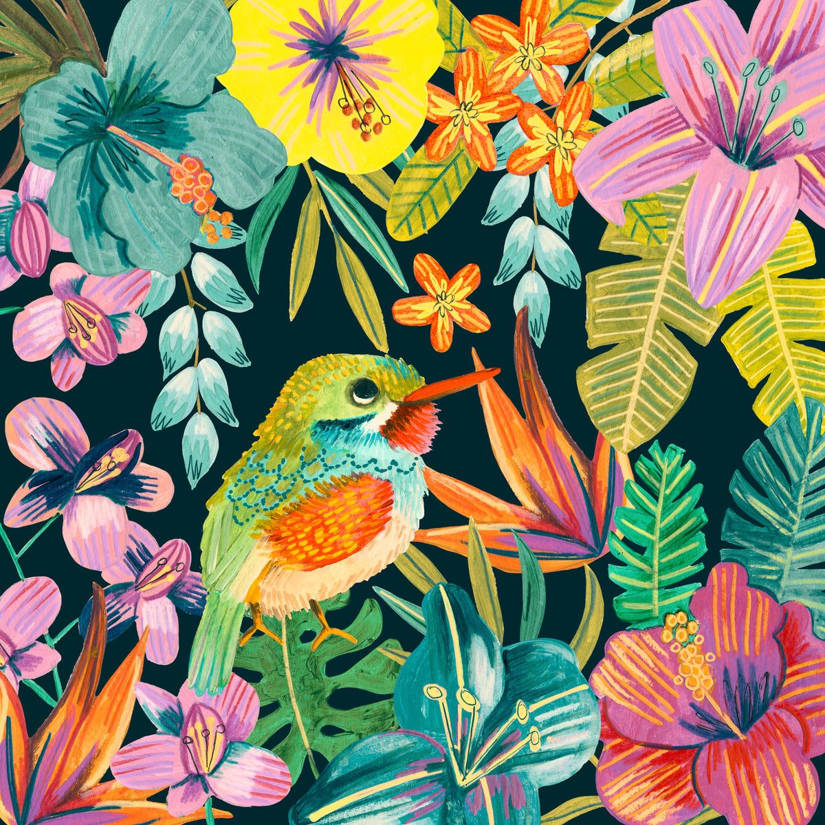 poster-print-tropical-bird-2