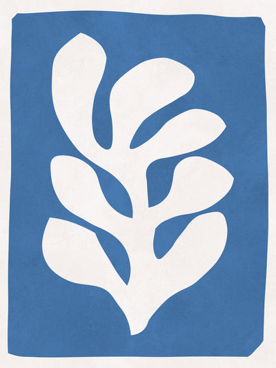 poster-print-white-leaf-silhouette