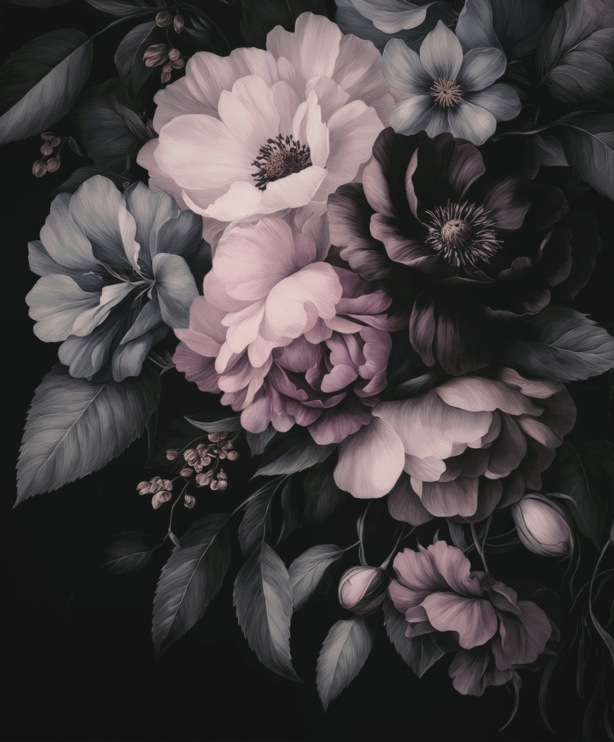 poster-print-pastel-floral-serenade-ii