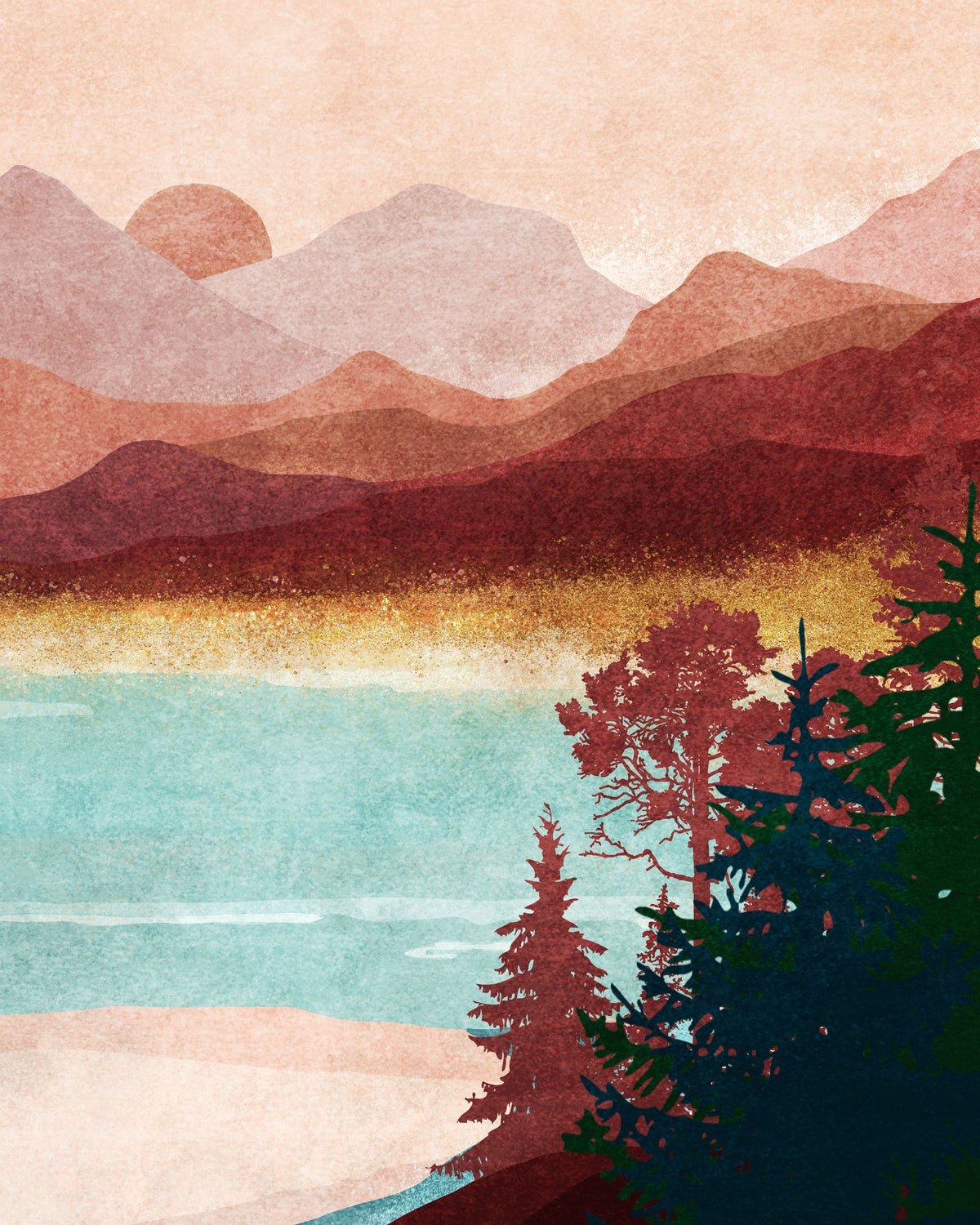 aluminium-print-misty-mountain-dawn