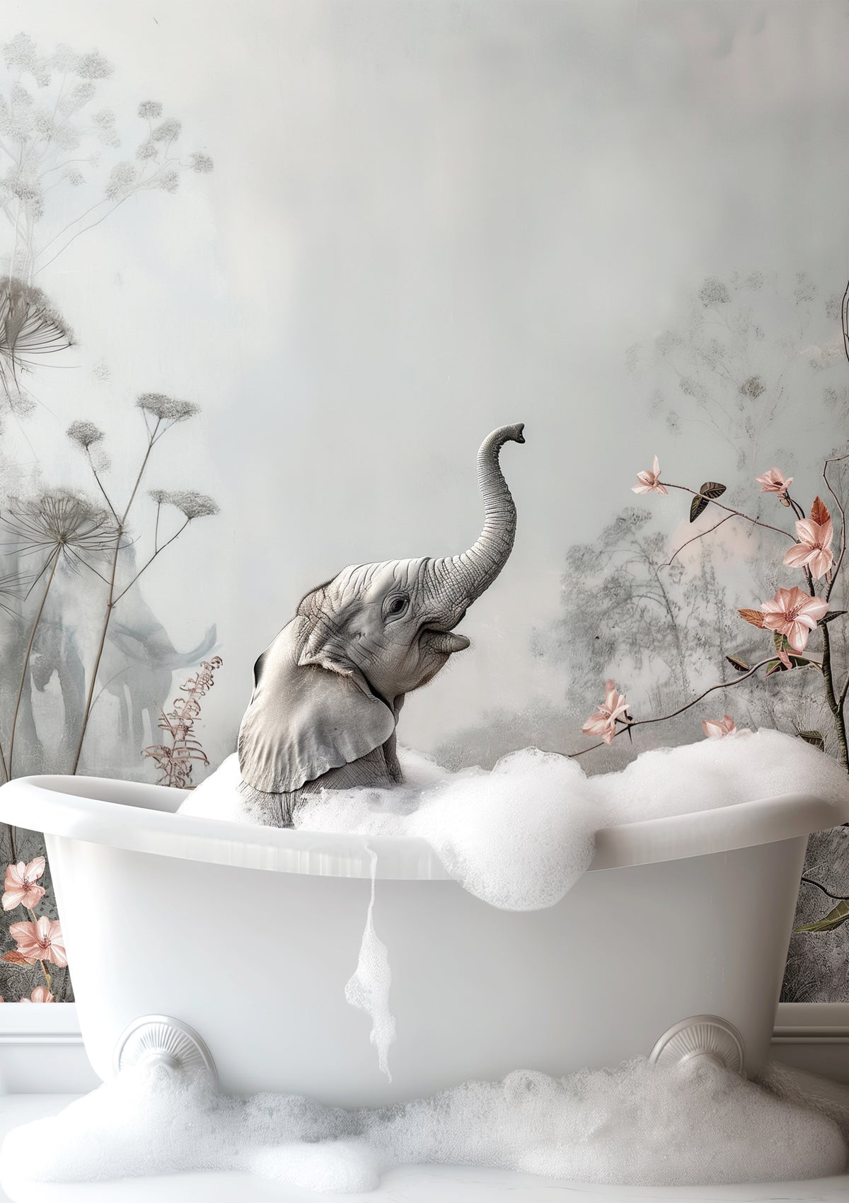 poster-print-elephant-bath-bliss