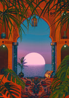 framedposter-print-tropical-portal