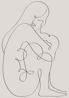 poster-print-woman-lines-black