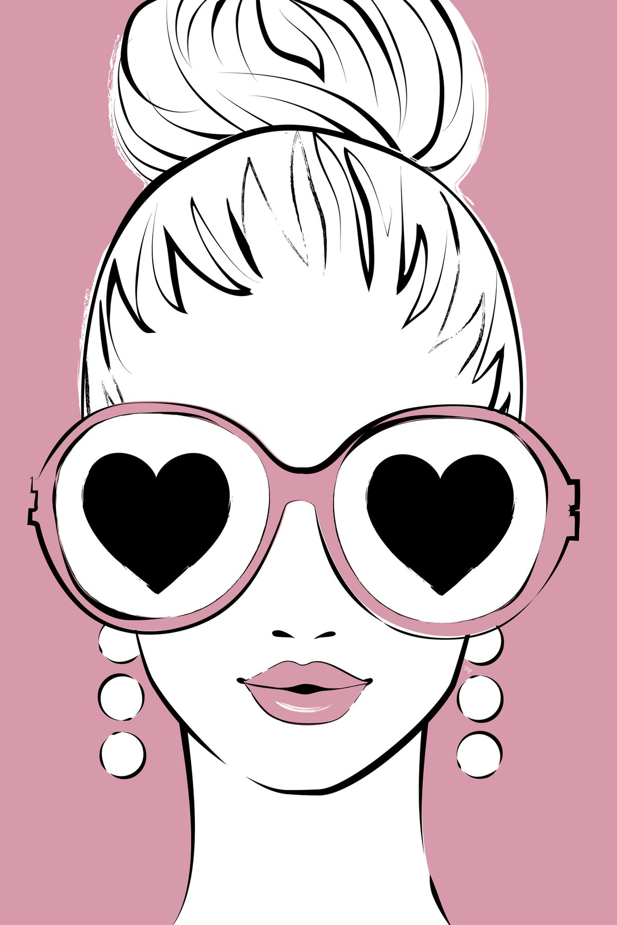 poster-print-heart-shades-glam