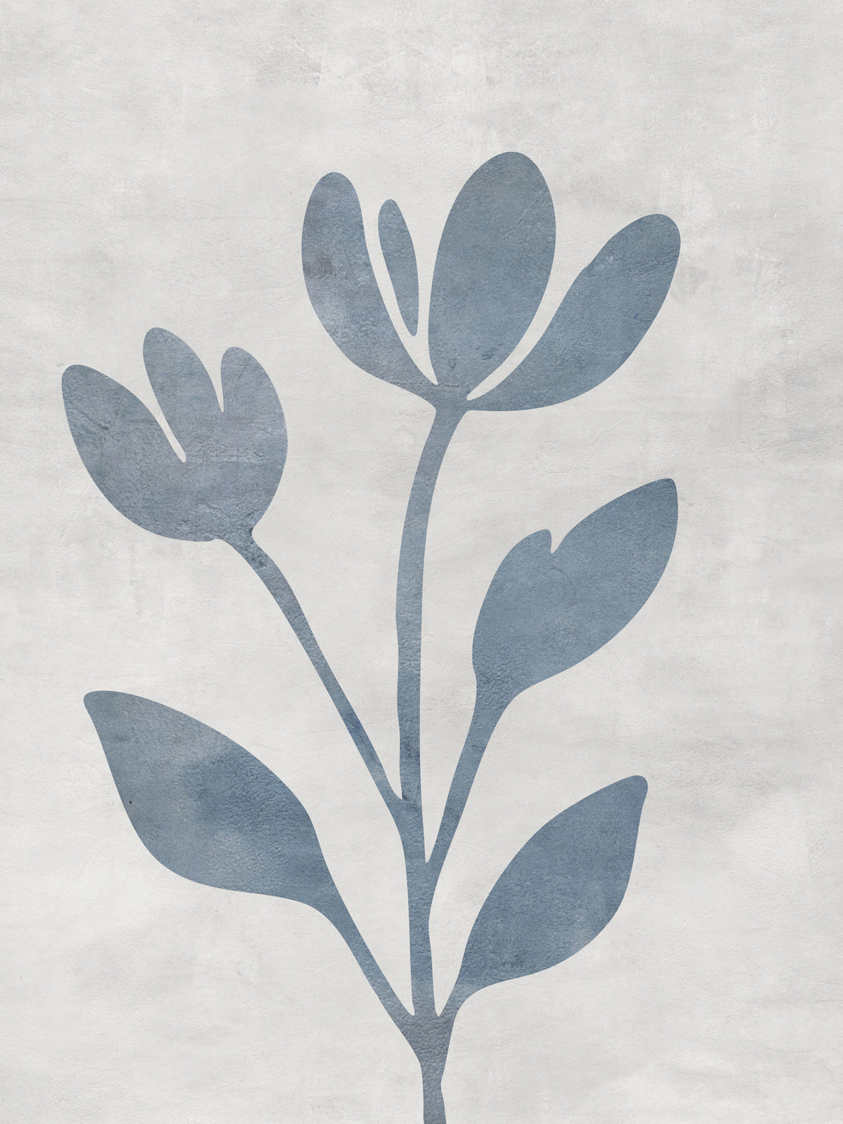 canvas-print-blue-plant-silhouette