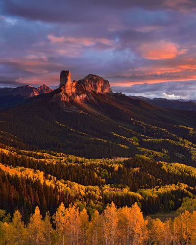 poster-print-chimney-rock-sunset