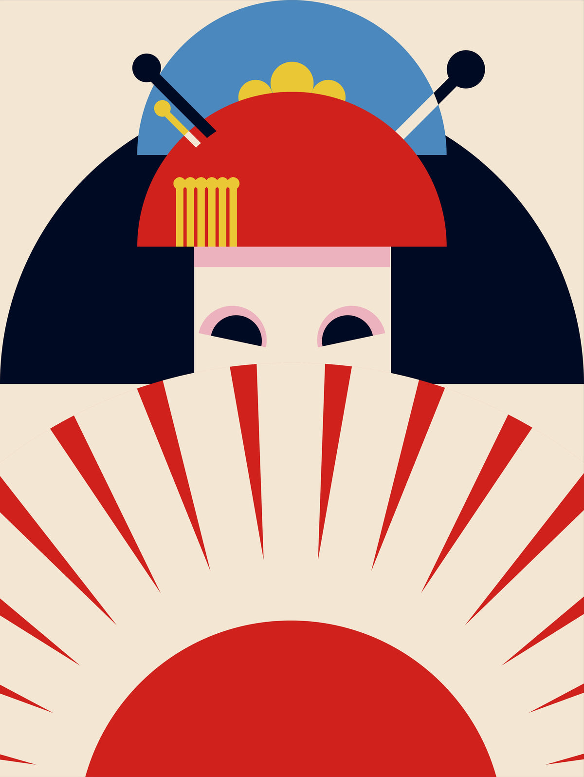 framedcanvas-print-geisha-girl-retro-minimalist-design
